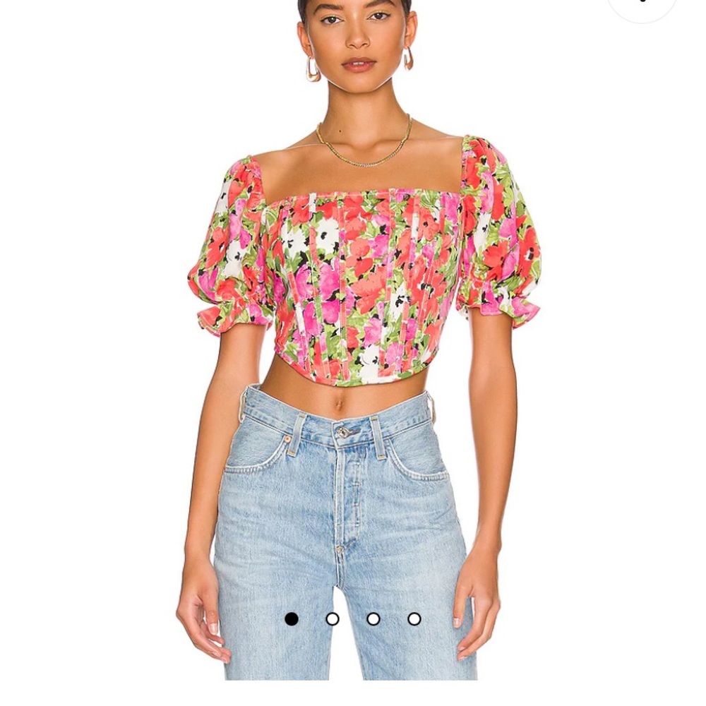 Revolve MORE TO COME Loraine corset top